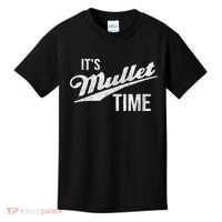 It's Mullet Time, Funny Redneck Mullet Kids T-Shirt thumb 0