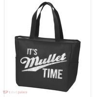 It's Mullet Time, Funny Redneck Mullet Tote Bag thumb 3
