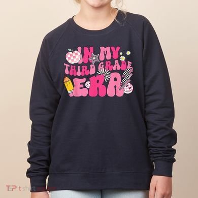 In My Third Grade Era Back To School 3rd Grade Retro Groovy Women's Sweatshirt