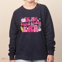 In My Third Grade Era Back To School 3rd Grade Retro Groovy Women's Sweatshirt thumb 0