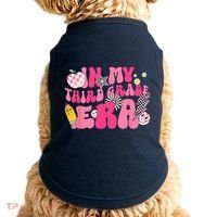 In My Third Grade Era Back To School 3rd Grade Retro Groovy Doggie Tank thumb 0