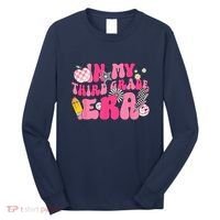 In My Third Grade Era Back To School 3rd Grade Retro Groovy Long Sleeve Shirt thumb 0