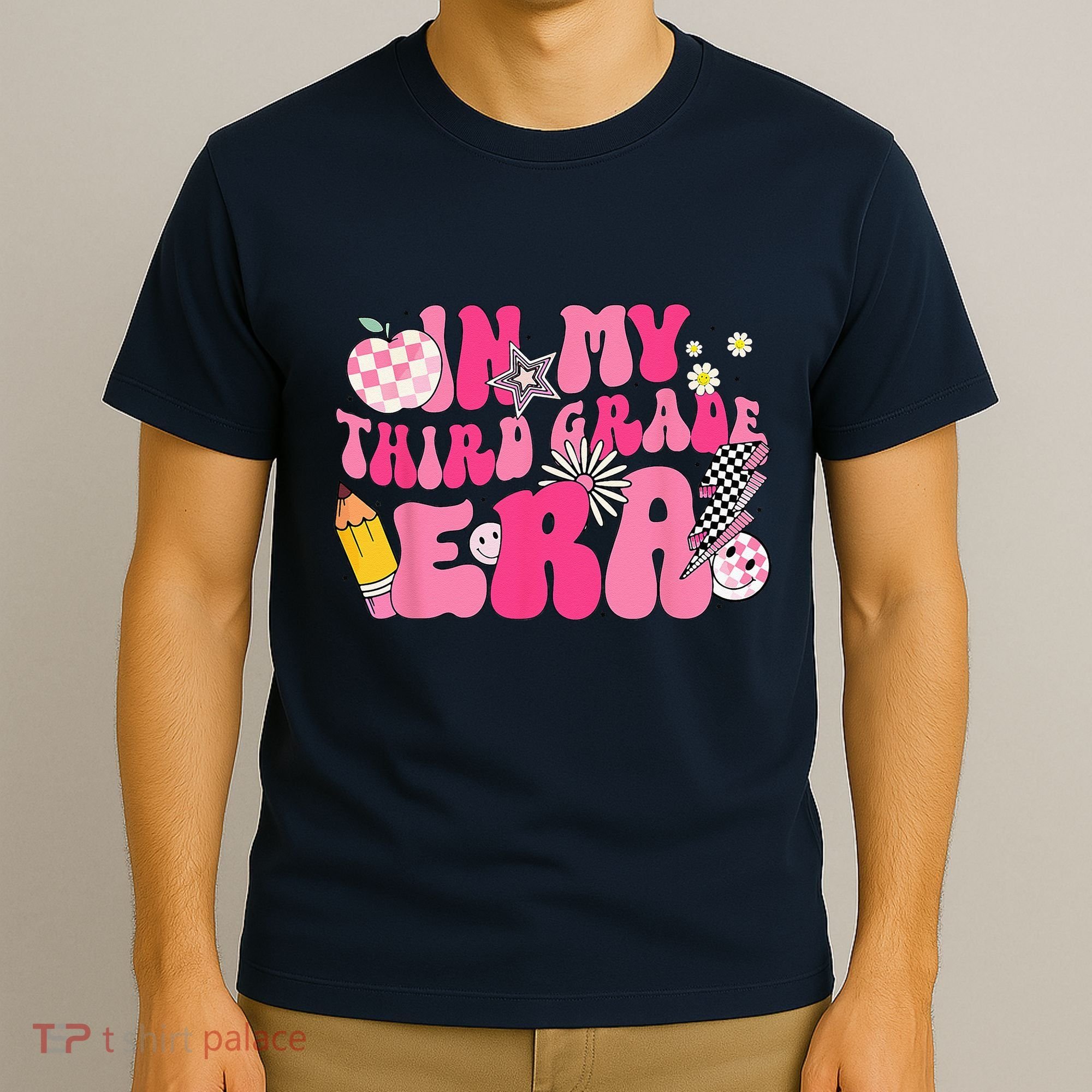 In My Third Grade Era Back To School 3rd Grade Retro Groovy T-Shirt