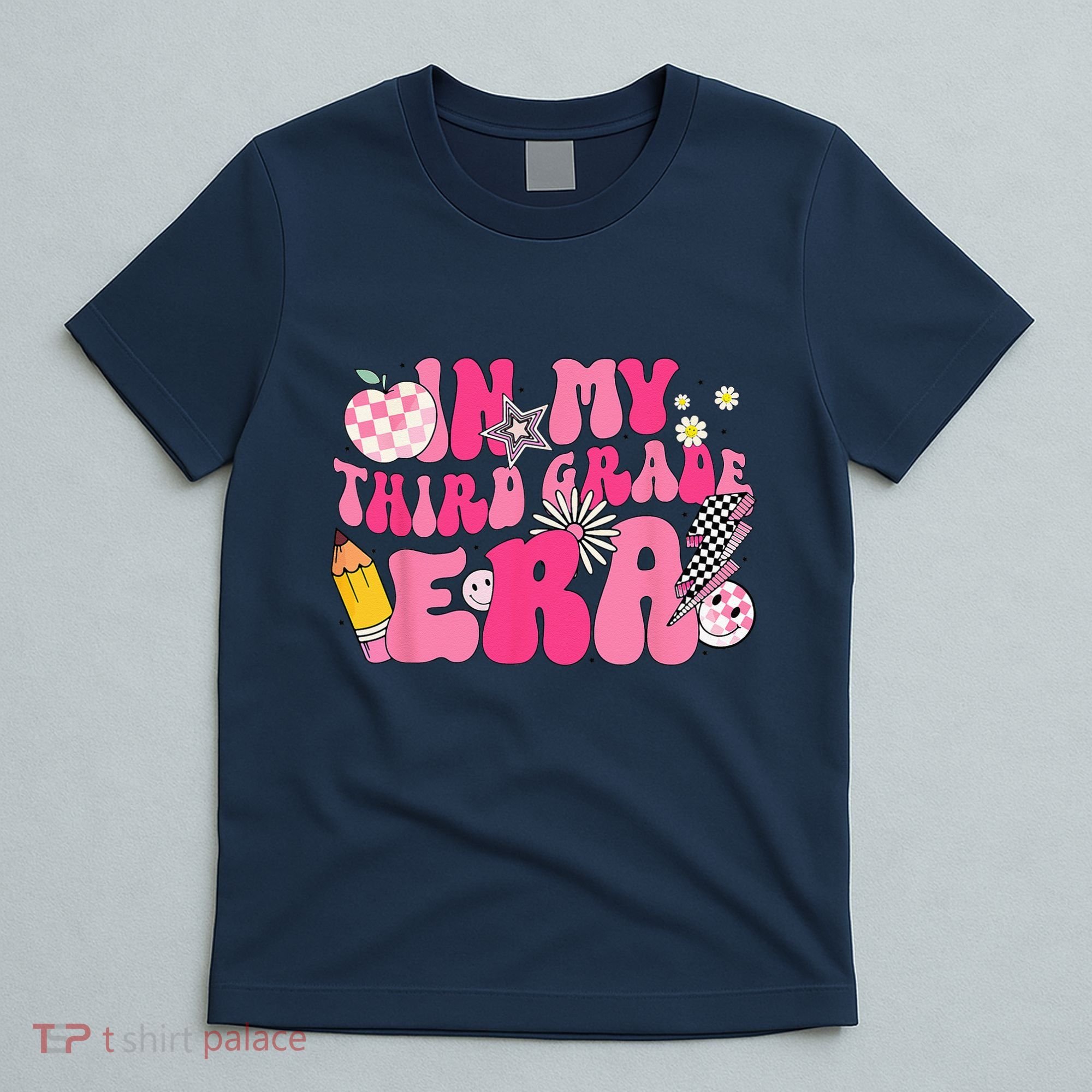 In My Third Grade Era Back To School 3rd Grade Retro Groovy T-Shirt