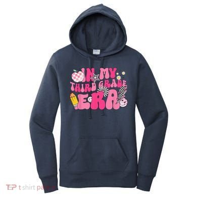 In My Third Grade Era Back To School 3rd Grade Retro Groovy Women's Hoodie