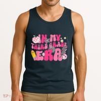 In My Third Grade Era Back To School 3rd Grade Retro Groovy Tank Top thumb 3