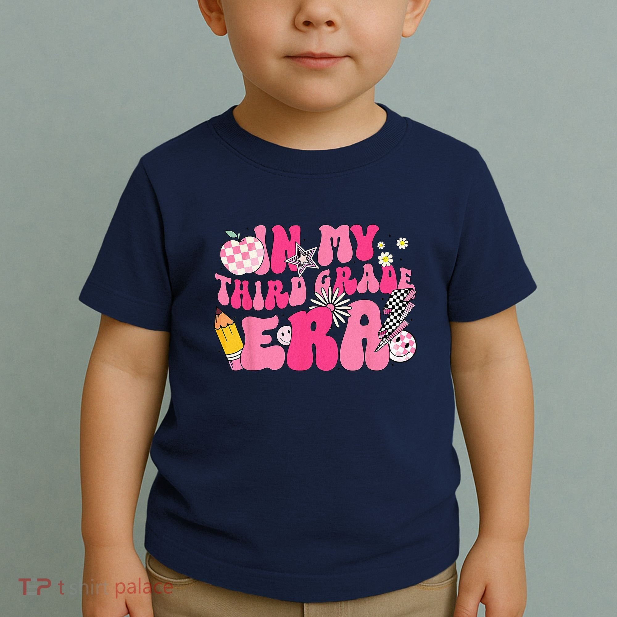 In My Third Grade Era Back To School 3rd Grade Retro Groovy Toddler T-Shirt
