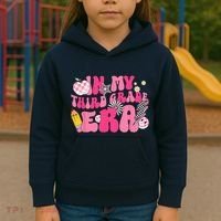In My Third Grade Era Back To School 3rd Grade Retro Groovy Kids Hoodie thumb 3