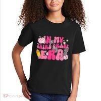 In My Third Grade Era Back To School 3rd Grade Retro Groovy Kids T-Shirt thumb 2