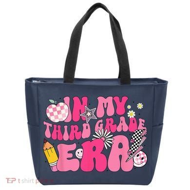 In My Third Grade Era Back To School 3rd Grade Retro Groovy Tote Bag