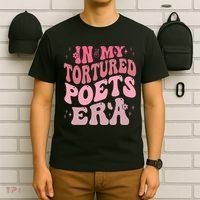 In My Tortured Poets Era Pink Groovy T-Shirt thumb 6