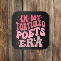 In My Tortured Poets Era Pink Groovy Coaster thumb 0