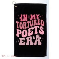 In My Tortured Poets Era Pink Groovy Golf Towel thumb 0