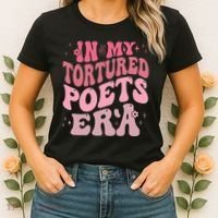 In My Tortured Poets Era Pink Groovy Women's T-Shirt thumb 2
