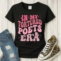 In My Tortured Poets Era Pink Groovy Women's T-Shirt thumb 3