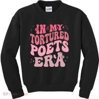 In My Tortured Poets Era Pink Groovy Kids Sweatshirt thumb 0