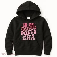 In My Tortured Poets Era Pink Groovy Kids Hoodie thumb 0