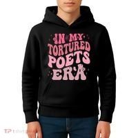 In My Tortured Poets Era Pink Groovy Kids Hoodie thumb 4