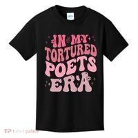 In My Tortured Poets Era Pink Groovy Kids T-Shirt thumb 0
