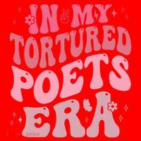 In My Tortured Poets Era Pink Groovy Santa Hat thumb 1