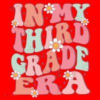 In My Third Grade Era Girl Cute Back To School 3rd Grade Era Santa Hat thumb 1