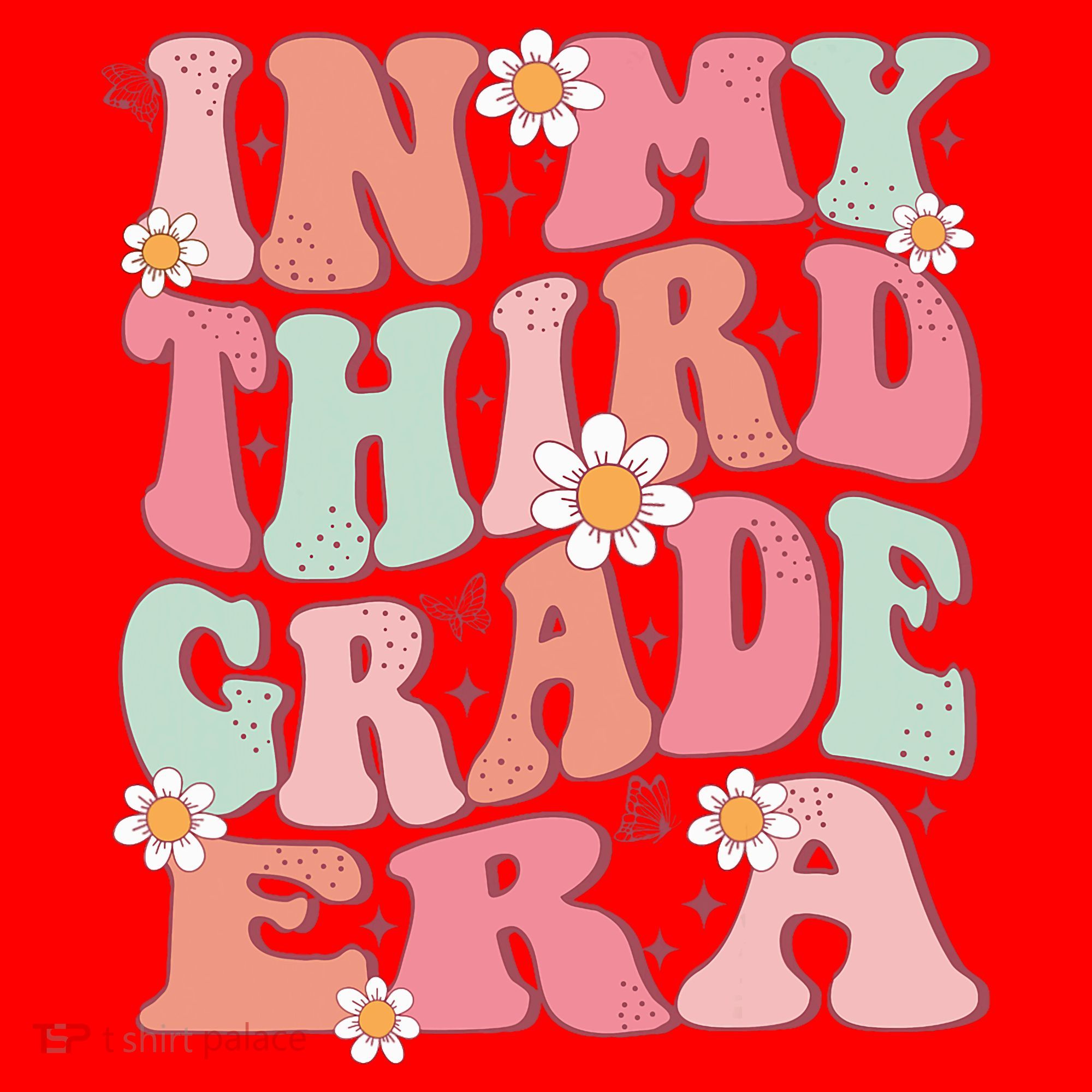 In My Third Grade Era Girl Cute Back To School 3rd Grade Era Santa Hat