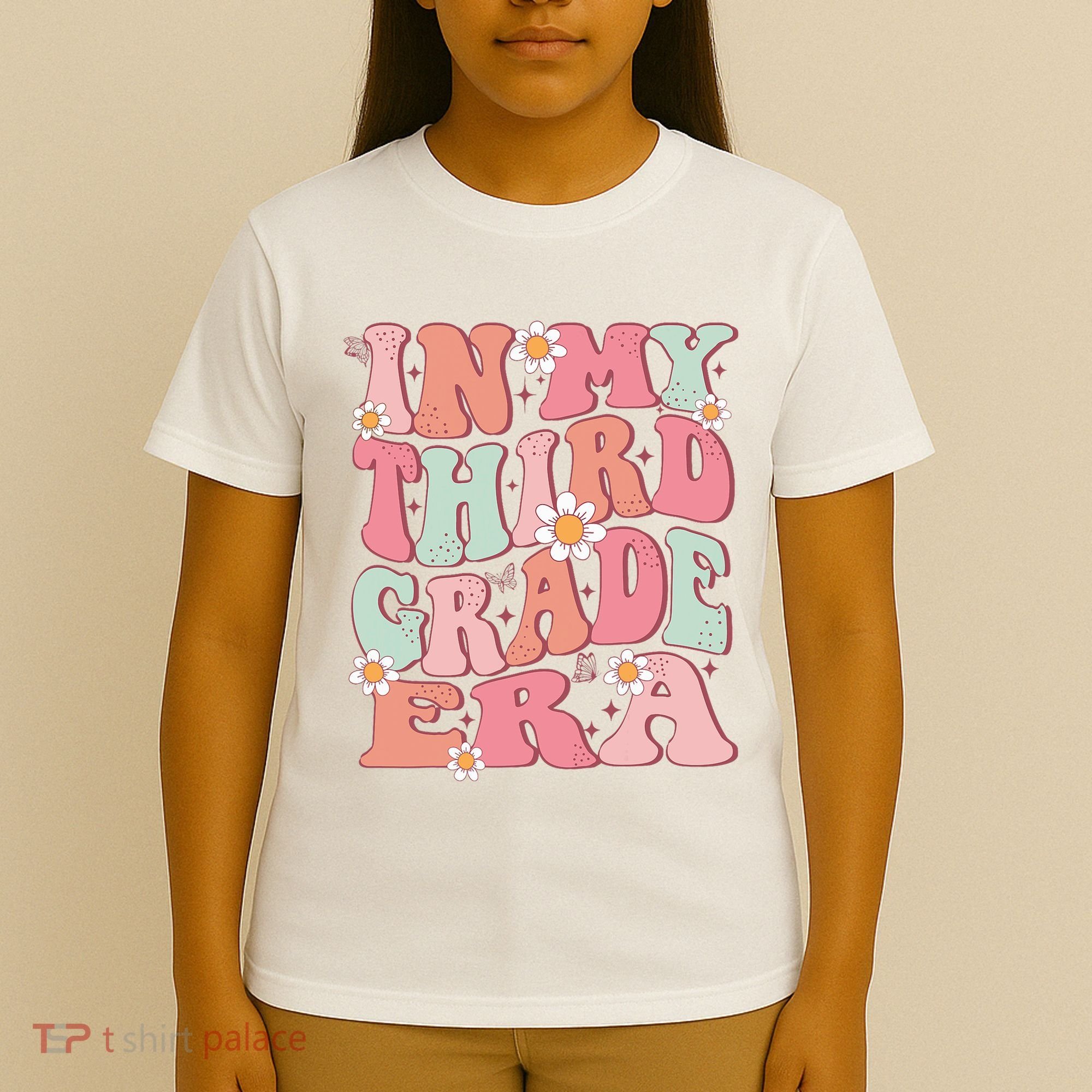 In My Third Grade Era Girl Cute Back To School 3rd Grade Era T-Shirt