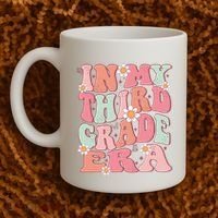 In My Third Grade Era Girl Cute Back To School 3rd Grade Era Coffee Mug thumb 2