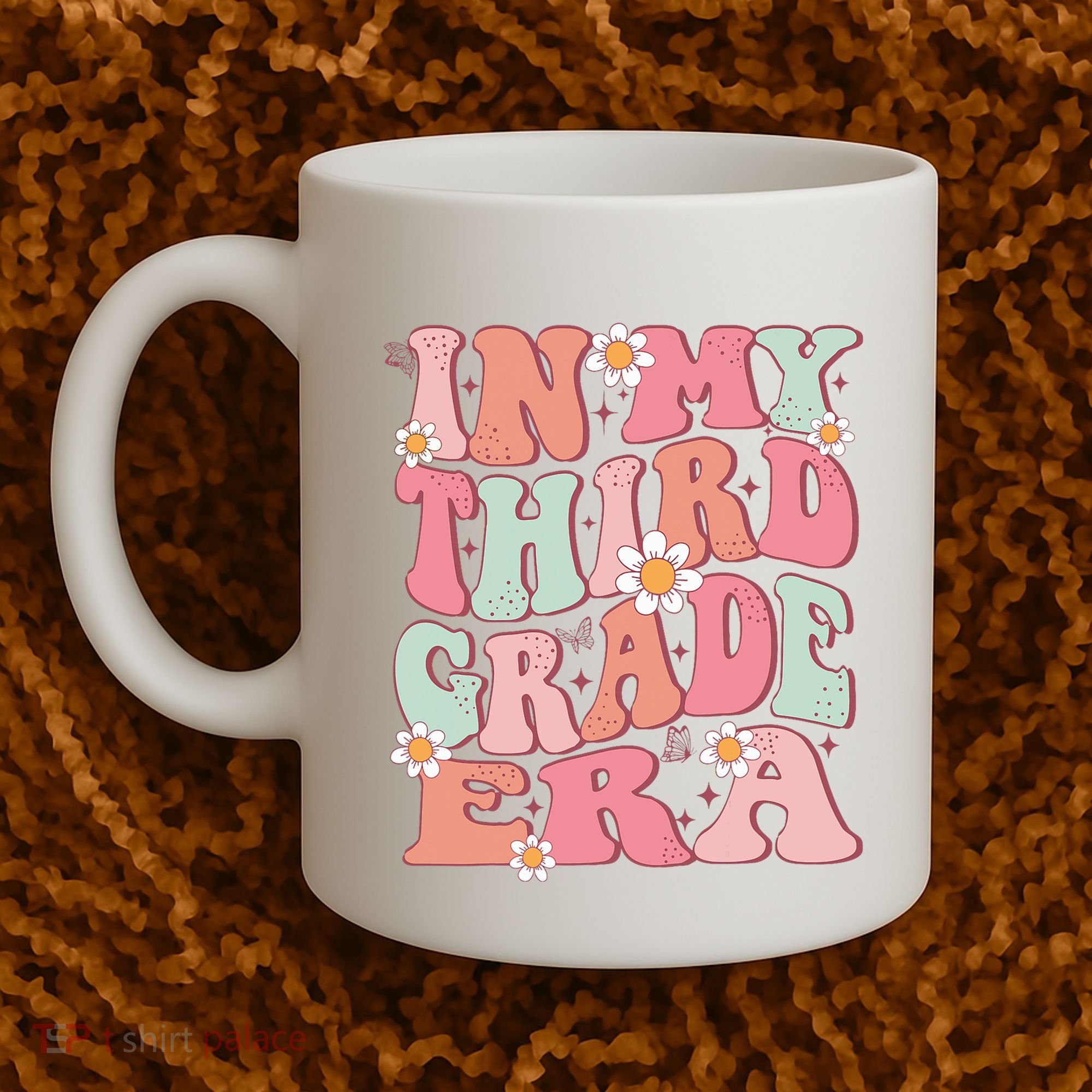 In My Third Grade Era Girl Cute Back To School 3rd Grade Era Coffee Mug