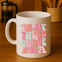 In My Third Grade Era Girl Cute Back To School 3rd Grade Era Coffee Mug thumb 4