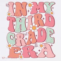 In My Third Grade Era Girl Cute Back To School 3rd Grade Era Women's Hoodie thumb 2