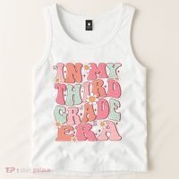 In My Third Grade Era Girl Cute Back To School 3rd Grade Era Tank Top thumb 2
