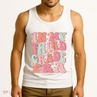 In My Third Grade Era Girl Cute Back To School 3rd Grade Era Tank Top thumb 3