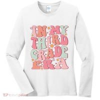 In My Third Grade Era Girl Cute Back To School 3rd Grade Era Women's Long Sleeve Shirt thumb 0