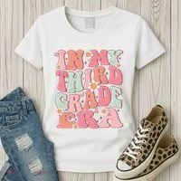 In My Third Grade Era Girl Cute Back To School 3rd Grade Era Women's T-Shirt thumb 3