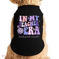 In My Teacher Era Sixth Grade Version 6th Grade Teacher Era Doggie Tank thumb 0