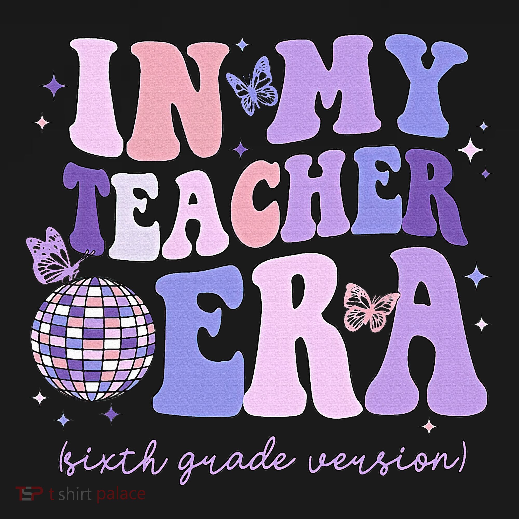 In My Teacher Era Sixth Grade Version 6th Grade Teacher Era Women's Hoodie