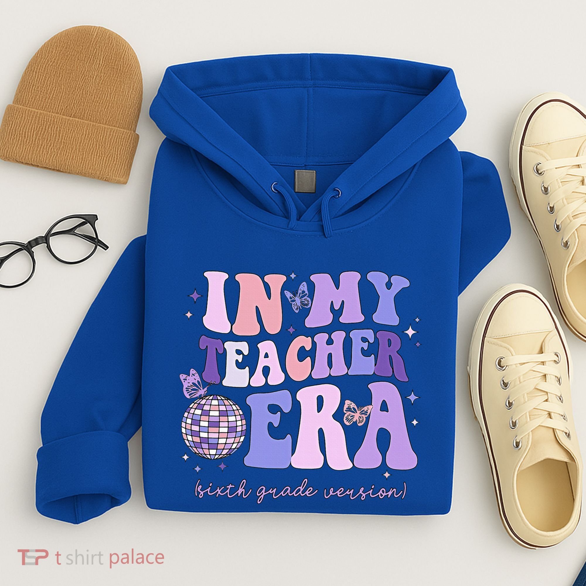 In My Teacher Era Sixth Grade Version 6th Grade Teacher Era Hoodie