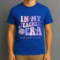 In My Teacher Era Sixth Grade Version 6th Grade Teacher Era T-Shirt thumb 3
