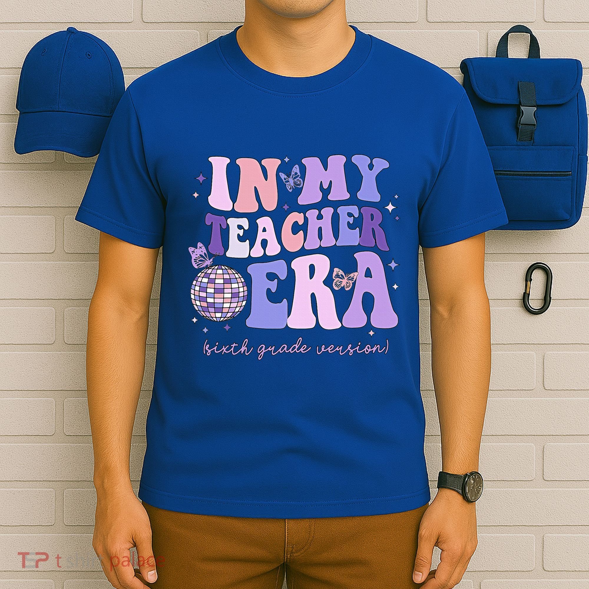 In My Teacher Era Sixth Grade Version 6th Grade Teacher Era T-Shirt