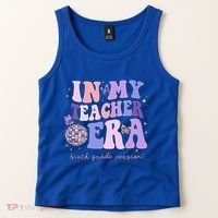 In My Teacher Era Sixth Grade Version 6th Grade Teacher Era Tank Top thumb 2
