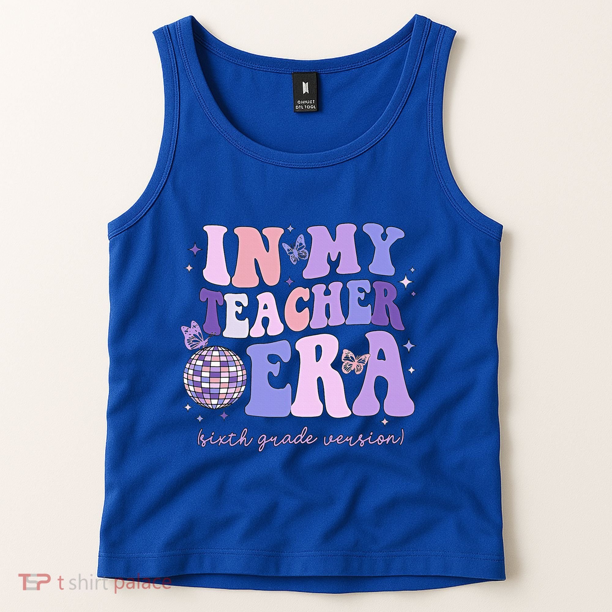 In My Teacher Era Sixth Grade Version 6th Grade Teacher Era Tank Top