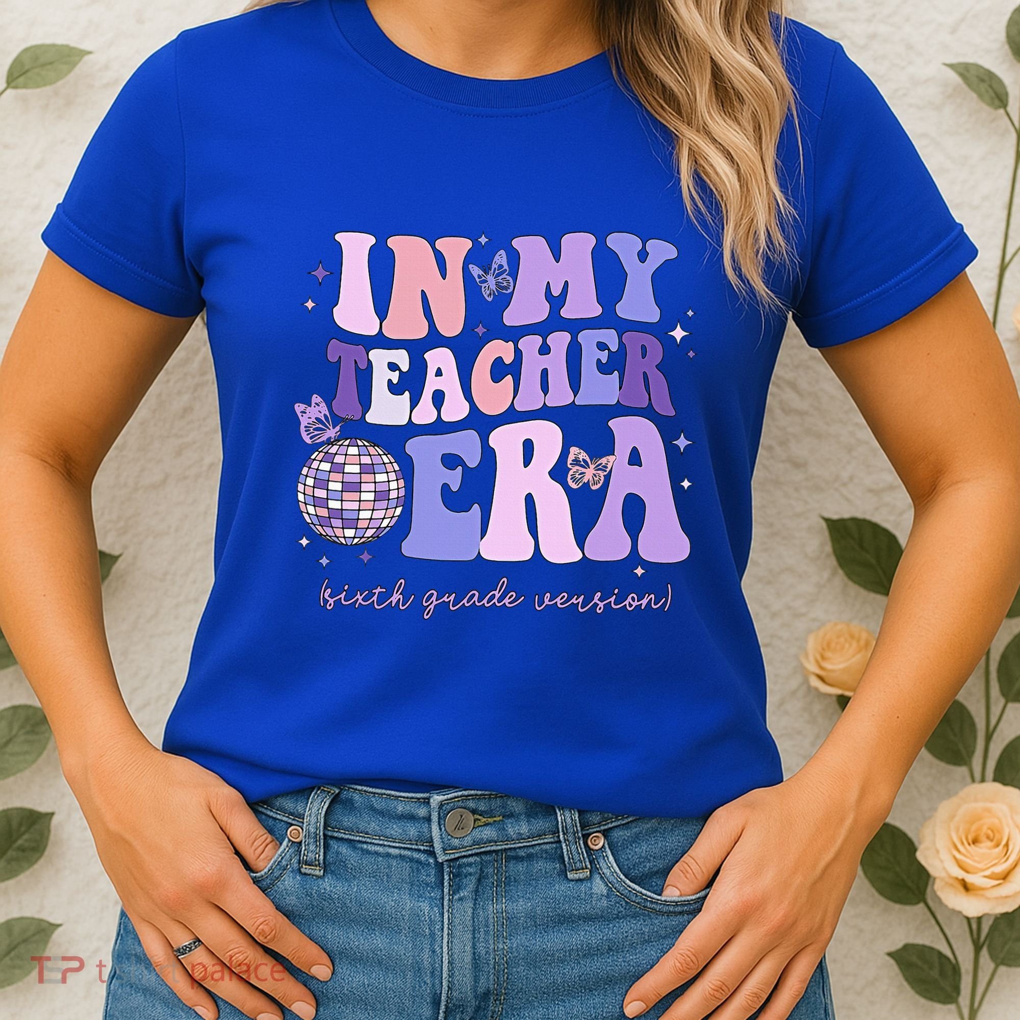 In My Teacher Era Sixth Grade Version 6th Grade Teacher Era Women's T-Shirt
