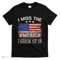 I Miss The America I Grew Up In Vintage American T-Shirt thumb 0