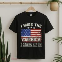 I Miss The America I Grew Up In Vintage American T-Shirt thumb 2