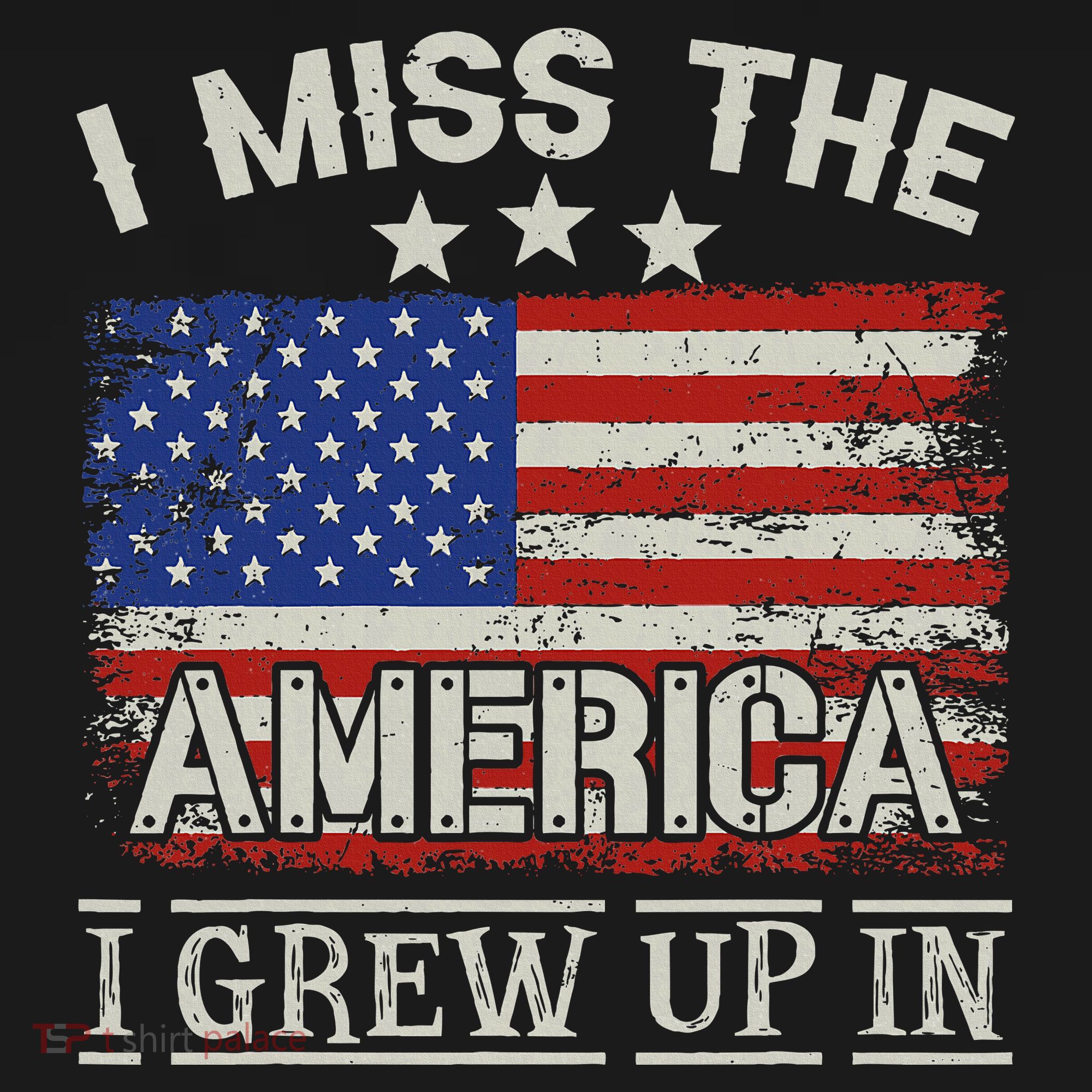 I Miss The America I Grew Up In Vintage American T-Shirt