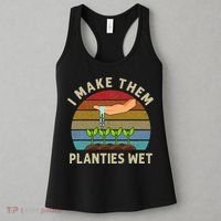 I Make Them Planties Wet Retro Funny Gardening Plants Lovers Women's Tank Top thumb 3