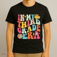In My Third Grade Era Back To School 3rd Grade T-Shirt thumb 3