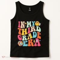 In My Third Grade Era Back To School 3rd Grade Tank Top thumb 2