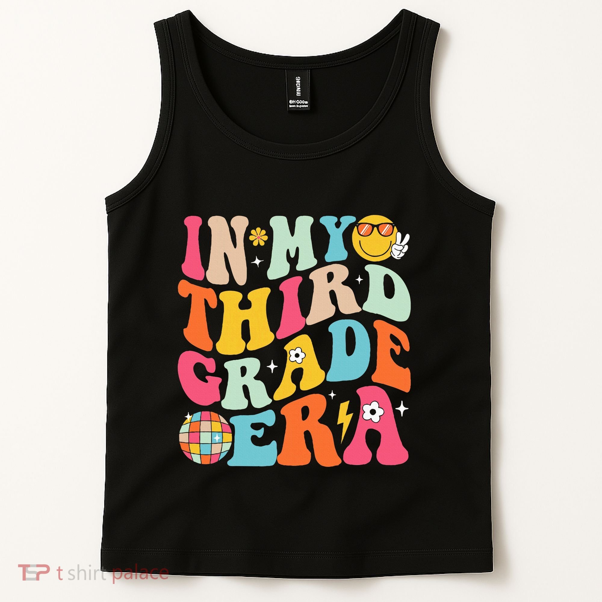 In My Third Grade Era Back To School 3rd Grade Tank Top